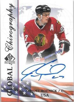 2015-16 SP Authentic - Global Chirography #USA-JR Jeremy Roenick Front