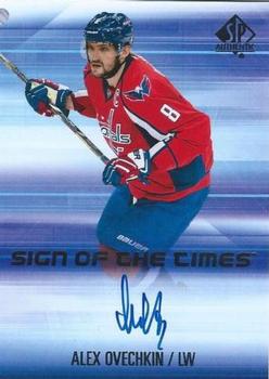 2015-16 SP Authentic - Sign of the Times #SOTT-AO Alex Ovechkin Front