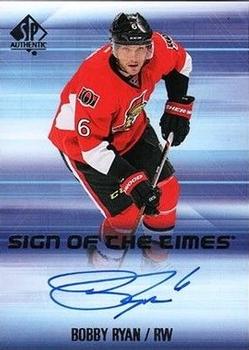 2015-16 SP Authentic - Sign of the Times #SOTT-BR Bobby Ryan Front