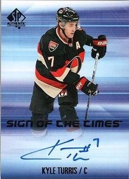 2015-16 SP Authentic - Sign of the Times #SOTT-KT Kyle Turris Front