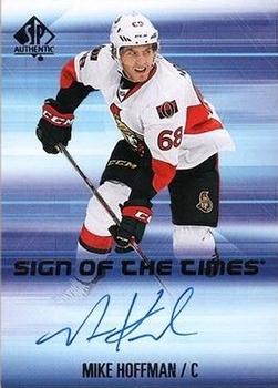 2015-16 SP Authentic - Sign of the Times #SOTT-MH Mike Hoffman Front