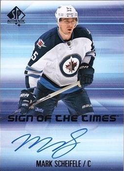 2015-16 SP Authentic - Sign of the Times #SOTT-MS Mark Scheifele Front