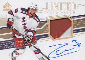 2015-16 SP Authentic - 2014-15 SP Authentic Update I: Limited Auto Patches #28 Mats Zuccarello Front