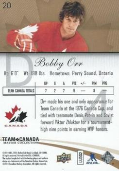 2015-16 Upper Deck Team Canada Master Collection #20 Bobby Orr Back