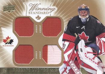 2015-16 Upper Deck Team Canada Master Collection - Winning Standard Jersey #WS-RL Roberto Luongo Front