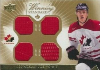 2015-16 Upper Deck Team Canada Master Collection - Winning Standard Jersey #WS-TO Jonathan Toews Front
