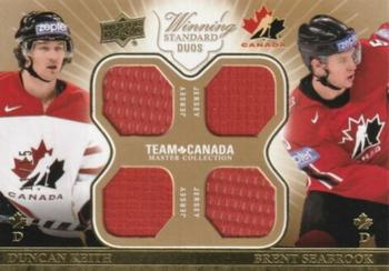 2015-16 Upper Deck Team Canada Master Collection - Winning Standard Duos #WS2-KS Duncan Keith/Brent Seabrook Front