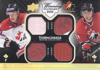 2015-16 Upper Deck Team Canada Master Collection - Winning Standard Duos Jersey-Patch #WS2-GP Ryan Getzlaf/Corey Perry Front