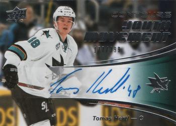2015-16 Upper Deck Contours - Youth Movement Autographs #YM-13 Tomas Hertl Front