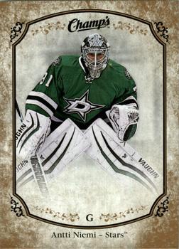 2015-16 Upper Deck Champ's - Gold #7 Antti Niemi Front