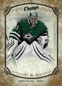 2015-16 Upper Deck Champ's - Gold Variant Back #7 Antti Niemi Front