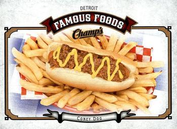 2015-16 Upper Deck Champ's - Famous Foods #FF-1 Coney Dog Front