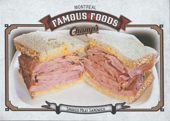 2015-16 Upper Deck Champ's - Famous Foods #FF-2 Smoked Meat Sandwich Front