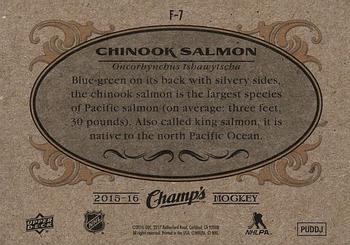2015-16 Upper Deck Champ's - Fish #F-7 Chinook Salmon Back