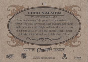 2015-16 Upper Deck Champ's - Fish #F-8 Coho Salmon Back
