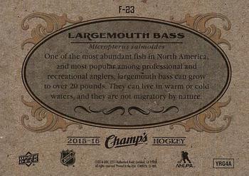 2015-16 Upper Deck Champ's - Fish #F-23 Largemouth Bass Back