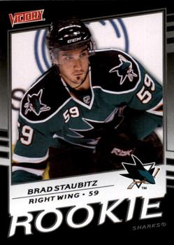 2008-09 Upper Deck - 2008-09 Upper Deck Victory Update Black #312 Brad Staubitz Front