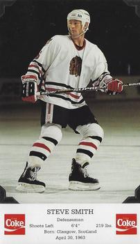 1993-94 Coca-Cola Chicago Blackhawks #NNO Steve Smith Front