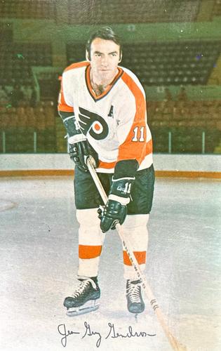 1970-71 Philadelphia Flyers Postcards #NNO Jean-Guy Gendron Front