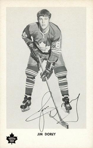 1970-71 Toronto Maple Leafs #NNO Jim Dorey Front