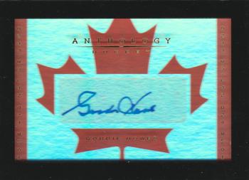 2015-16 Panini Anthology - Home and Native Land Signatures #HNL-2 Gordie Howe Front