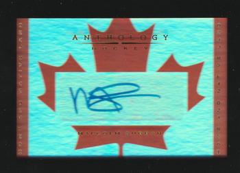 2015-16 Panini Anthology - Home and Native Land Signatures #HNL-6 Malcolm Subban Front