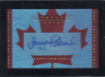 2015-16 Panini Anthology - Home and Native Land Signatures #HNL-14 Larry Robinson Front