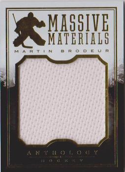 2015-16 Panini Anthology - Massive Materials #MM-17 Martin Brodeur Front