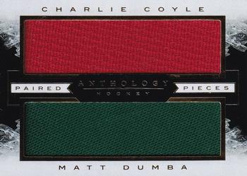 2015-16 Panini Anthology - Paired Pieces #PP-CD Charlie Coyle / Matt Dumba Front