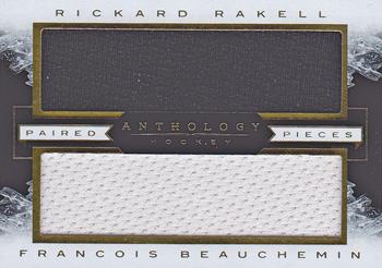 2015-16 Panini Anthology - Paired Pieces #PP-RB Rickard Rakell / Francois Beauchemin Front