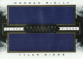 2015-16 Panini Anthology - Paired Pieces #PP-TM Tyler Biggs / Morgan Rielly Front