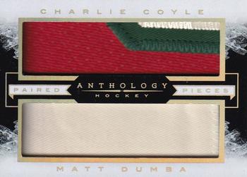 2015-16 Panini Anthology - Paired Pieces Prime #PP-CD Charlie Coyle / Matt Dumba Front
