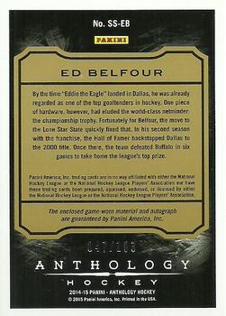 2015-16 Panini Anthology - Sizeable Signatures Jersey #SS-EB Ed Belfour Back
