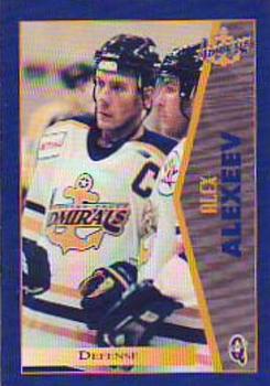 1997-98 Q-Cards Hampton Roads Admirals (ECHL) #2 Alex Alexeev Front
