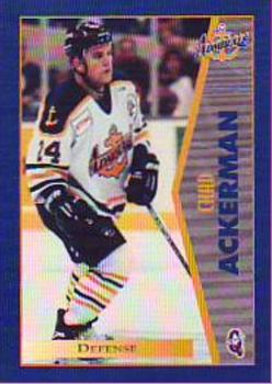 1997-98 Q-Cards Hampton Roads Admirals (ECHL) #1 Chad Ackerman Front