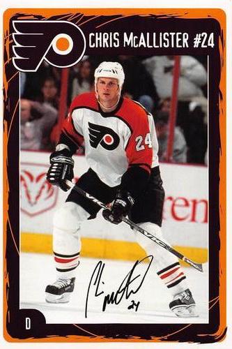 2001-02 Philadelphia Flyers #NNO Chris McAllister Front