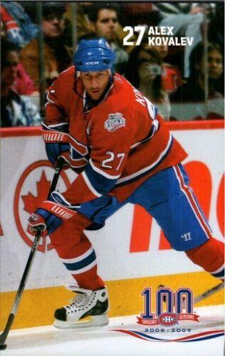 2008-09 Montreal Canadiens #NNO Alex Kovalev Front