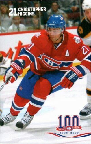 2008-09 Montreal Canadiens #NNO Christopher Higgins Front