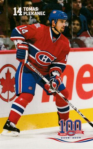 2008-09 Montreal Canadiens #NNO Tomas Plekanec Front