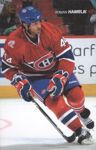 2009-10 Montreal Canadiens Postcards #NNO Roman Hamrlik Front