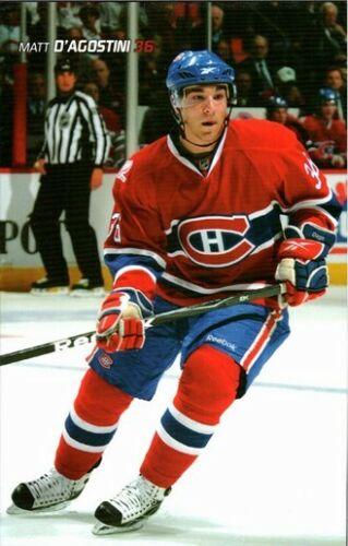 2009-10 Montreal Canadiens Postcards #NNO Matt D'Agostini Front
