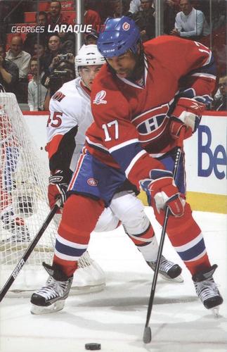 2009-10 Montreal Canadiens Postcards #NNO Georges Laraque Front