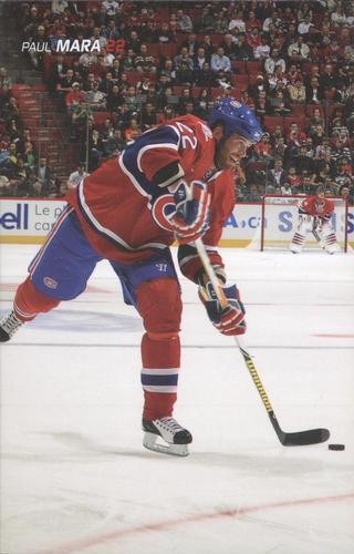 2009-10 Montreal Canadiens Postcards #NNO Paul Mara Front