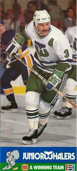 1987-88 Junior Whalers/Burger King/Pepsi Hartford Whalers #NNO Joel Quenneville Front