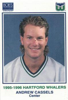 1995-96 Bob's Stores Hartford Whalers Kids Club #NNO Andrew Cassels Front