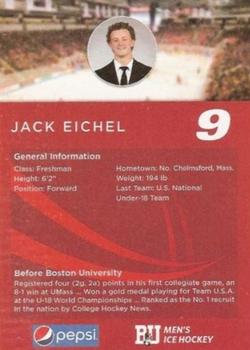 2014-15 Pepsi Boston University Terriers (NCAA) #NNO Jack Eichel Back