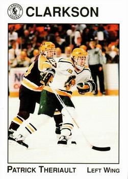 1992-93 Clarkson Golden Knights (NCAA) #NNO Patrick Theriault Front