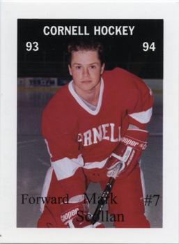 1993-94 Cornell Big Red (NCAA) #NNO Mark Scollan Front