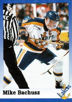 1992-93 Lake Superior State Lakers (NCAA) #NNO Mike Bachusz Front