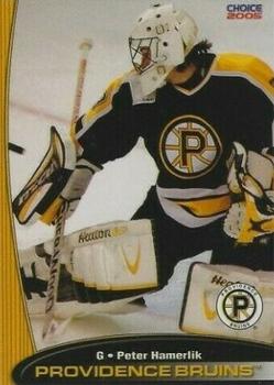 2004-05 Choice Providence Bruins (AHL) #21 Peter Hamerlik Front
